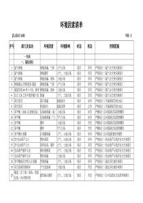 环境因素清单1