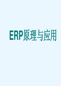 erp基本知识