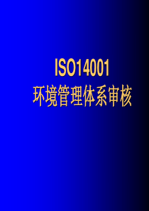 环境管理体系审核资料