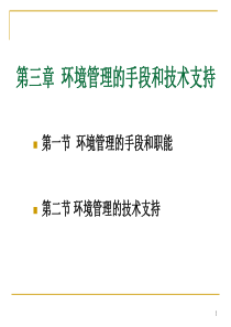 环境规划与管理3手段和技术支持