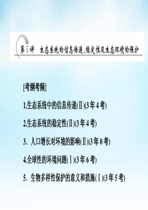 生态系统的信息传递、稳定性及生态环境的保护课件