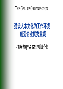 盖洛普--建设人本文化的工作环境