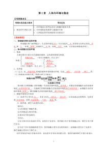 第1章 人体内环境与稳态(老师)