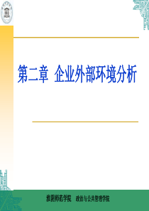 第二章企业外部环境分析