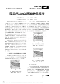 药芯焊丝的发展趋势及思考