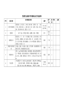 专业多媒体会议厅设备清单(1)doc-专业多媒体会议厅设