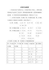 轧辊的合理配置