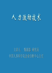 人力激励技术.PPT32页