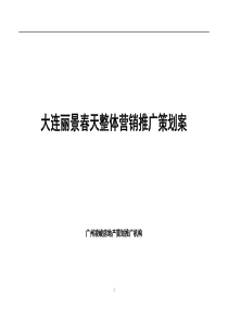 大连丽景春天营销推广策划案