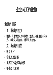 企业员工的激励(ppt 17)