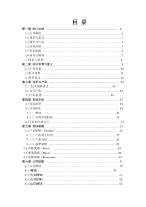 创文智能玩具文化有限公司创业计划书