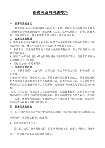 医患关系与沟通技巧