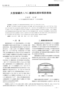 大型储罐内LNG翻滚机理和预防措施