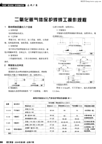 二氧化碳气体保护焊焊工操作规程