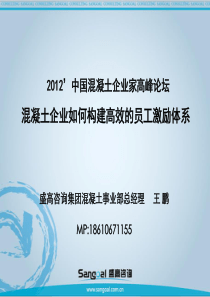 王鹏-混凝土企业如何构建高效的员工激励体系