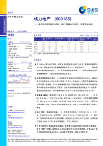 格力地产 (600185)