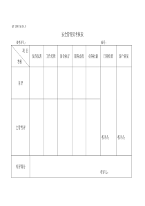 QF-1000-AQ-04.0安全管理员考核表