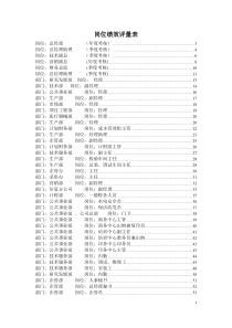 ××公司绩效考核文件最终版(doc108)--岗位绩效评量表