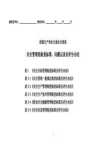 《全面安全排查检查表》-XXXX625结合绩效考核修