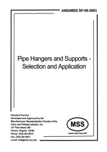 MSS SP-69-2003 Pipe Hangers and Supports - Selecti