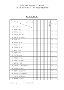 公司考核表格-相互评价表