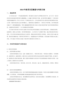 年度项目部激励与考核方案