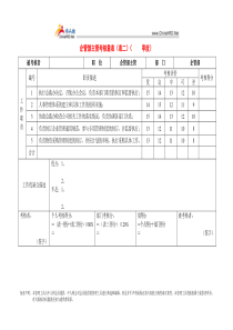 各职位考核量表