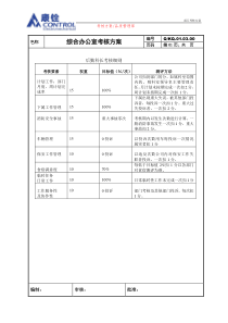 总务科考核方案(2)