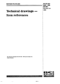 BS 308-1.8-1995 Technical drawings. Item reference