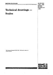 BS 308-1.4-1995 Technical drawings. Scales. This S