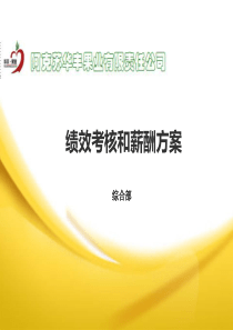 绩效考核和薪酬方案（PPT37页)