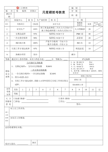 PMC绩效考核