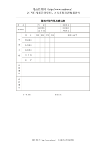 管理才能考核及建议表(1)