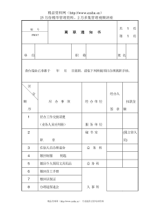 离职通知书(1)