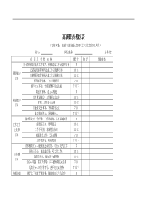 高级职员考核表（DOC10页）