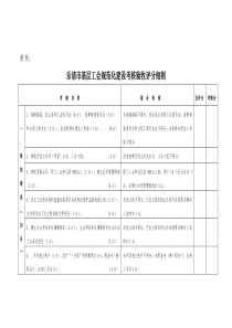 乐清市工会基层组织规范化建设考核验收评分细则