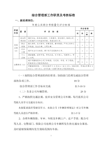 公司考核细则