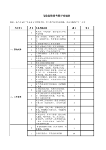 化验室绩效评分细则