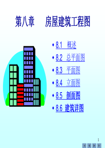 第八章房屋建筑工程图