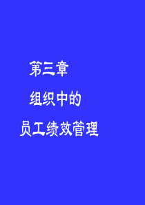 第四章绩效管理