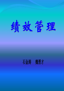 绩效管理（PPT 169页）