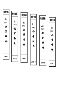 绩效考核档案盒(皮、面、脊)