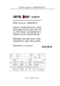 职员具体工作能力考核