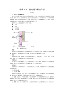 轻钢(木)住宅墙体系统介绍