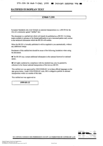 EN 868-7-1999消毒医疗设备用包装材料和系统.经环氧乙烷或辐射消毒的医用热密封包装的生产用