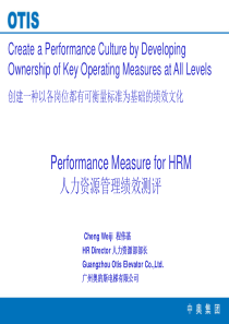 HR部门量化绩效管理—HR部门的平衡计分卡（PPT19页）