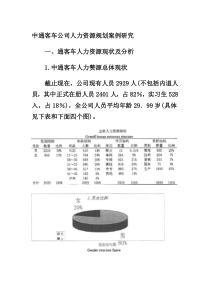 中通公司人力资源规划