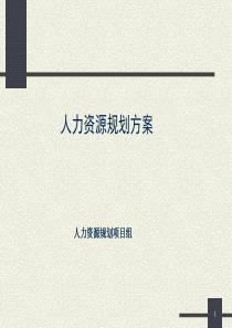 人力规划（PPT 16页）