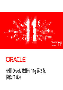 Oracle11G降低IT成本