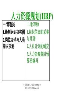 人力资源规划(HRP)1(1)